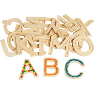 Letras de Experimentación de Madera