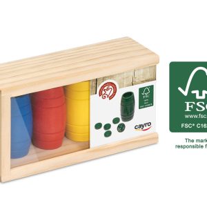 ACCESORIOS PARCHÍS 4 JUGADORES MADERA