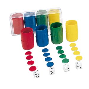 ACC. PARCHÍS 4 JUGADORES EN CAJA DE PLÁSTICO