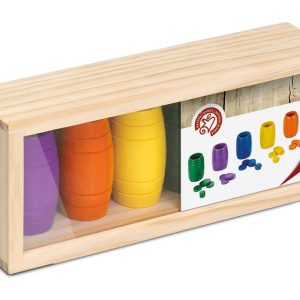 ACCESORIOS PARCHÍS 6 JUGADORES DE MADERA