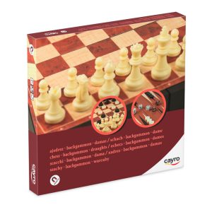 AJEDREZ – DAMAS – BACKGAMMON MAGNÉTICO