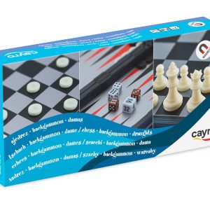 AJEDREZ – DAMAS- BACKGAMMON MAGNÉTICO