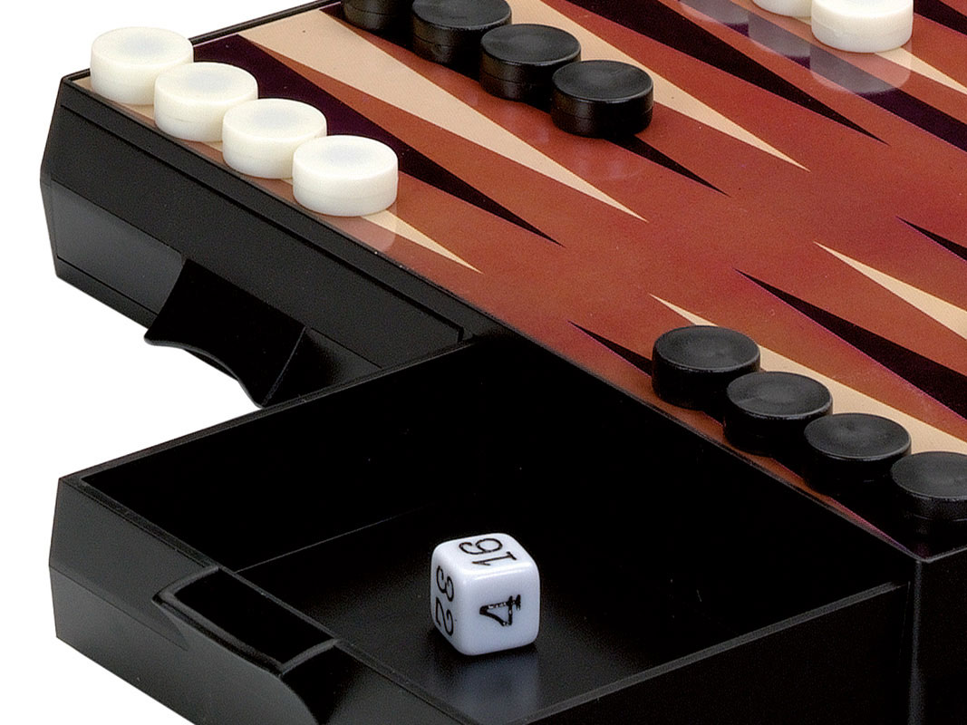AJEDREZ-DAMAS-BACKGAMMON MAGNÉTICO - Imagen 5