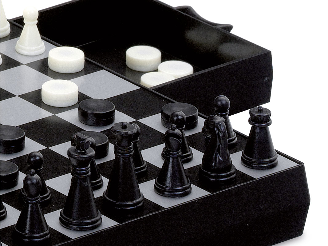 AJEDREZ-DAMAS-BACKGAMMON MAGNÉTICO - Imagen 4