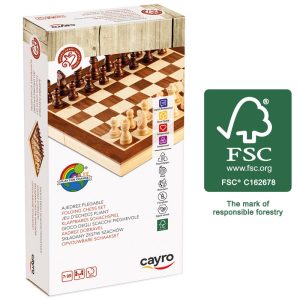 AJEDREZ MARQUETERÍA PLEGABLE