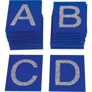 Placas Táctiles Letras Mayúsculas