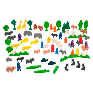 Conjuntos de Animales de Madera