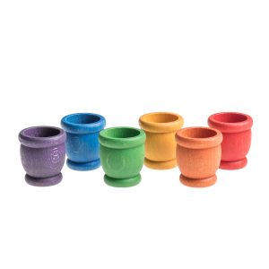 6 Mates Madera de Colores