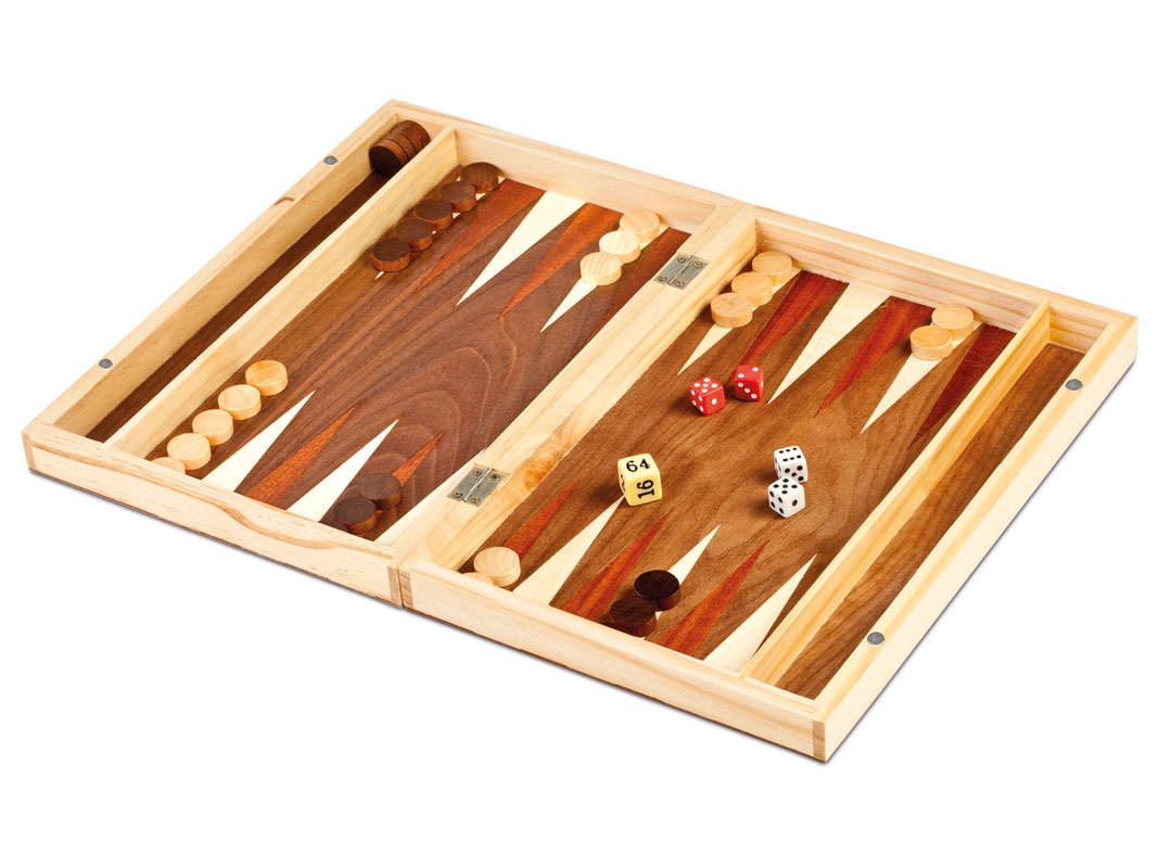 MALETÍN BACKGAMMON MARQUETERÍA - Imagen 3
