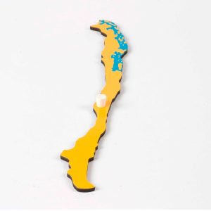 Pieza Puzzle Mapa de América del Sur: Chile