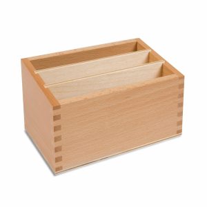 Caja de Tarjetas de Hojas y Tarjetas de Formas Geométricas