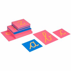 Minúsculas Papel de Lija: Versión Internacional Cursiva