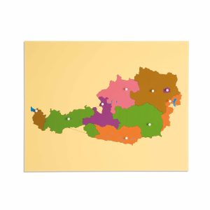 Puzzle Mapa: Austria