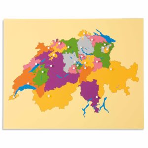 Puzzle Mapa: Suiza