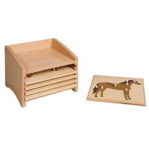 Gabinete para Puzzles de Animales