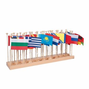 Soporte con Banderas de Europa