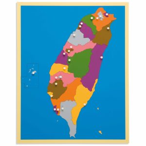 Puzzle Mapa: Taiwan