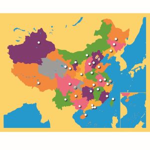 Puzzle Mapa: China