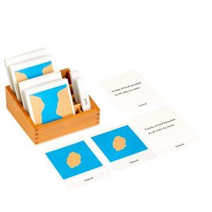 Tarjetas de Nomenclatura de Formas de Tierra y Agua: Sets 1 y 2