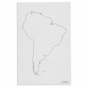 Hojas de Mapas de América del Sur