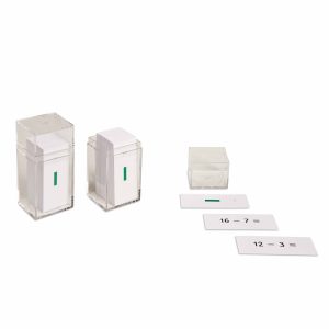 Tarjetas de Problemas: Tablas de Trabajo de Resta