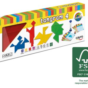 4 TANGRAMS MADERA