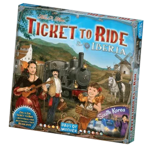 ¡Aventureros al Tren! Iberia y Corea del Sur - Juego de mesa - Asmodee - Desde 8 años