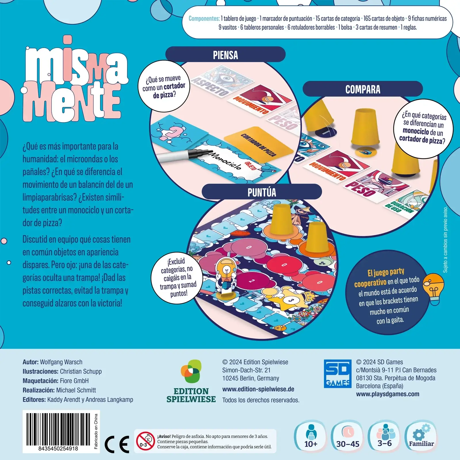 Mismamente - SD Games - Juego Cooperativo de Deducción y Risas - 3 a 6 Jugadores · 30-45 min · 10+ años - Imagen 3