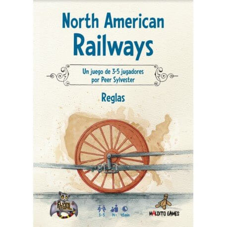 North American Railways - Juego de mesa - MALDITO GAMES - Desde 8 años