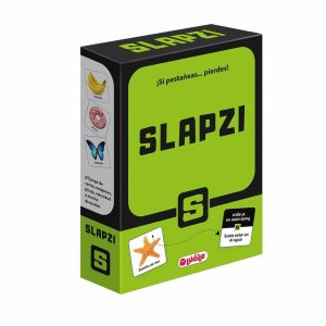 Slapzi – Imágenes reales y 8 modos de juego trepidantes (6+ años · 2-8 jugadores · 10 min) · Lúdilo