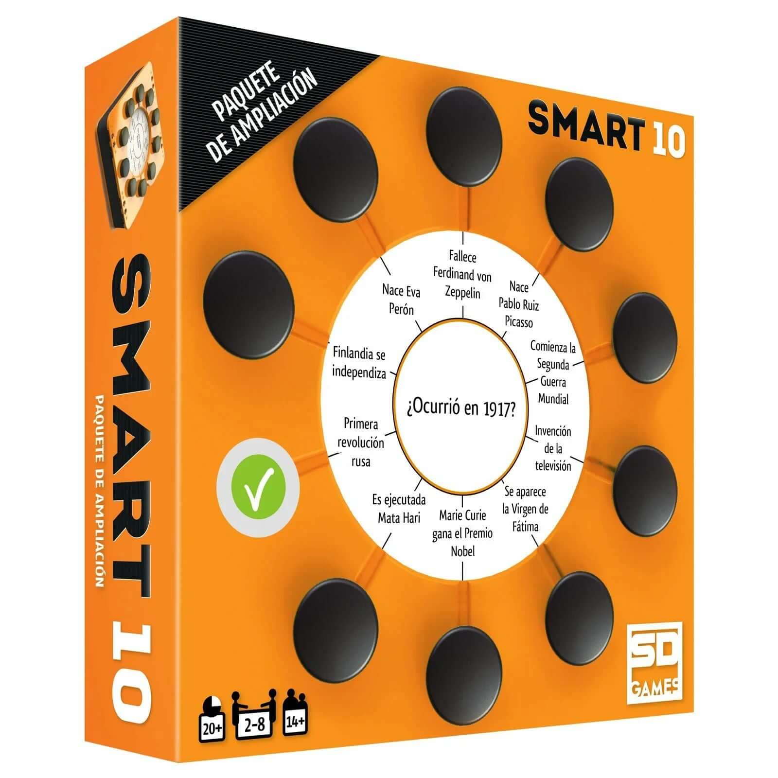 Smart 10 Paquete de Ampliación - Juego de mesa - SD GAMES - Desde 9 o más años