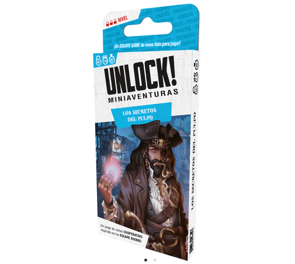 Unlock! Miniaventuras Los secretos del Pulpo - Juego de mesa - Asmodee - Desde 6 años - Imagen 2
